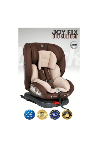Joy Fix 0-36 Kg 360° Dönebilen Isofix'li Oto Koltuğu Bej