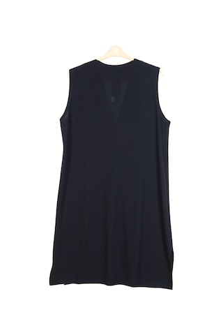 Hesna Kadın Buğra Uzun Lacivert Yelek Lacivert