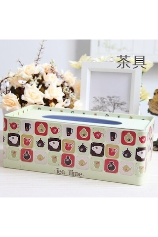 Çikolata Ücretsiz Kargo 2015 Yüksek Kaliteli Kırsal Tarzı Gül Deseni Doku Kutusu, Masaüstü Dekorasyon Demir Doku Kutuları