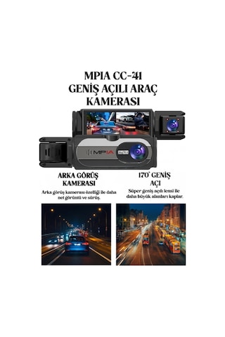 Konyax 170 Geniş Açılı Araç Kamerası