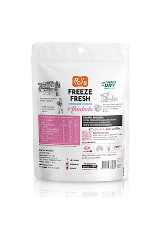 Pol's Freeze Fresh Ahududu 16 G X 3 Adet Freeze Dry Dondurularak Kurutulmuş Meyve 15 G