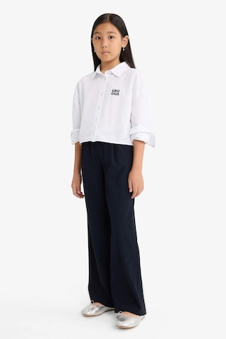 Defacto Kız Çocuk Straight Wide Geniş Bol Paça Pantolon F2432a825aunv113 Lacivert