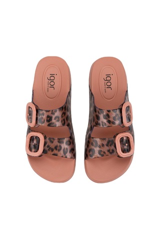 İgor Igor S10336-381 Habana Brillo Leo Kadın Terlik Leopar