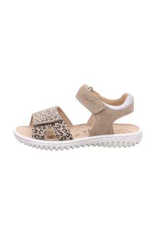 Superfit Sparkle Kız Çocuk Sandalet - Bej Leopar 609004-4010