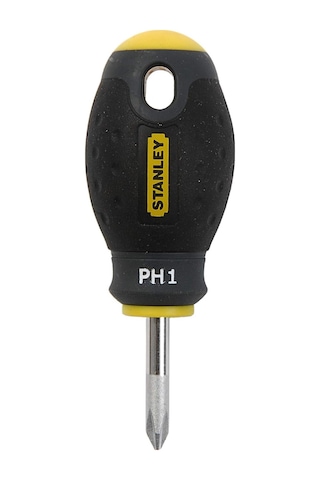 - Tornavida Phillips Ph1 30 Mm Bıçak Uzunluğu, Krom-vanadyum Çelik, Ergonomik Yumuşak Saplı 0 65 406