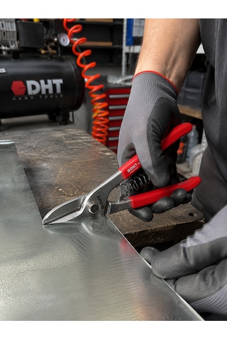 Dht 200 Mm 8 İnç Yaylı Sac Kesme Makası Profesyonel Metal Teneke Kesici