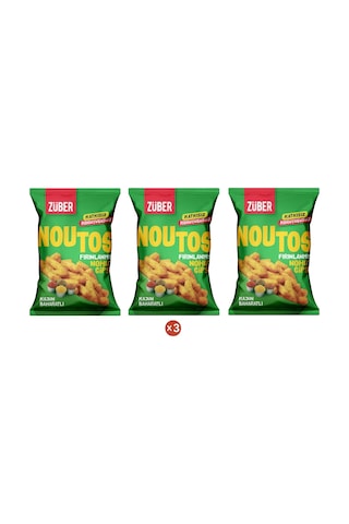 Züber Noutos Kajun Baharatlı Nohut Cipsi 3 x 55 G