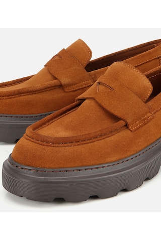 Hotiç Erkek Süet Deri Taba Kalın Tabanlı Günlük Loafer 02ayh313930a370 02ayh313930a370 Taba