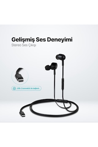 Ttec 2KMM15S Pop 2 Type-c Kablolu Mikrofonlu Kulakiçi Kulaklık