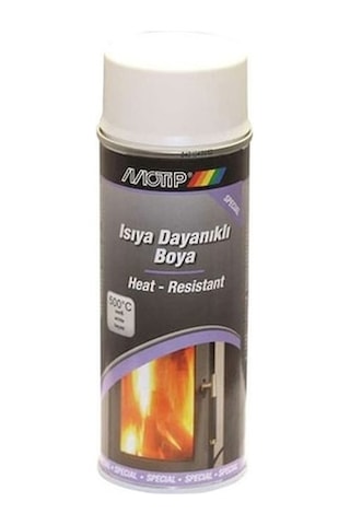Motip Isıya Dayanıklı Beyaz Boya 400 Ml 500 C Motip Isıya Dayanıklı Beyaz Boya 400 Ml 500 C