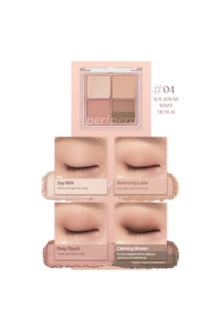 Mat, Parıltılı Tonlarda 5'li Far Paleti Perıpera Ink Pocket Shadow Palette 04 You Know What Mute Is 78860807