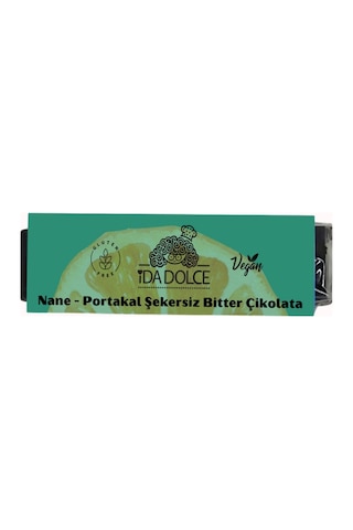 Dolcida Nane Portakal Şekersiz Bitter Çikolata 20gr-3362