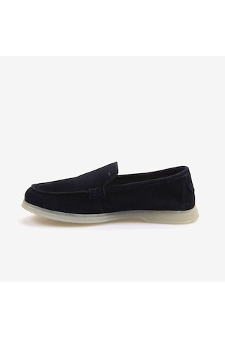 Rouge Kadın Loafer 0172 Mavi Süet