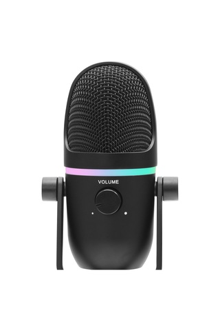 Hadron Me5 Gaming Rgb Masaüstü Mikrofon Çift Modlu Gain Kontrollü Type-c 192khz 24bit - Siyah