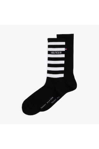Tommy Hilfiger Th Men Sport Sock 2p Breton Strı Erkek Gri Çorap - S701236735