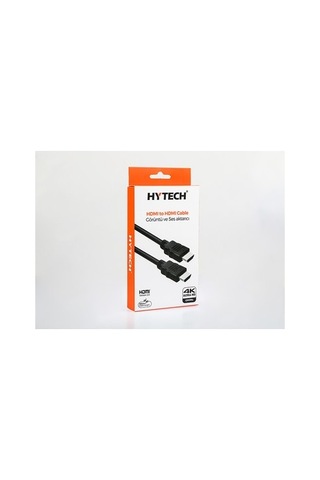 Hytech Hy-xhd01 1.5m Hdmı To Hdmı Kablo Hy-xhd01 Siyah Esnek Yapı İle Geniş Uyumluluk