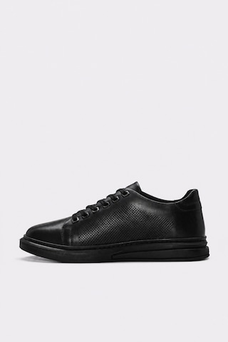 Fast Step Hakiki Deri Erkek Casual Ayakkabı 126ma443 Siyah