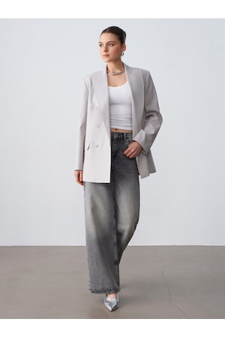 Dilvin 60799 Blazer Ceket-vizon
