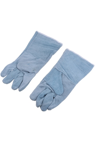 Homyl Dana Derisi Kaynak Eldiveni Koruyucu Eldiven Kaynakçı 30cm-gri