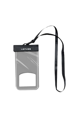 Lenyes Wb2001 Ipx8 Sertifikalı Universal Su Geçirmez 7.2 İnç Kılıf Siyah