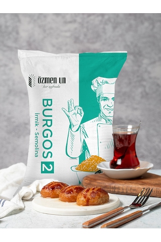 Özmen Un Burgos 2 Numara İrmik Semolina 25 Kg