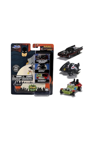 Jada 1/87 Hollywood Rides Nano 3-pack Nv-14 Batman Classic Tv Series