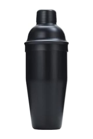 Mat Siyah Çelik 700 Ml Shaker Kokteyl Hazırlama Kabı Bardağı Cin343sy Açık