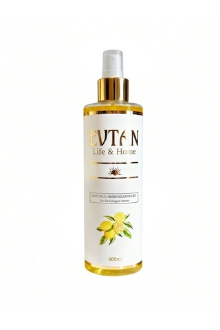 Evtan Life & Home Parfümlü Limon Kolonyası 80 400 Ml Eau De Cologne Lemon