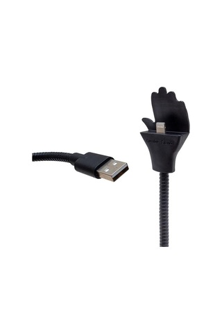 Powermaster İphone Lightning Model El Tipi Telefon Tutacağı Siyah