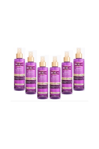 Saç Dökülmesine Karşı Collagen&keratin Sıvı Saç Kremi 200 Ml 6 Adet