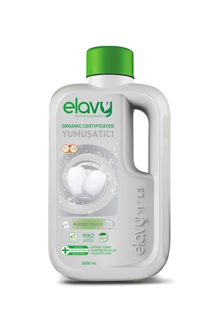 Elavy Marsel Touch Organik Sertifikalı Çamaşır Yumuşatıcısı 3 L