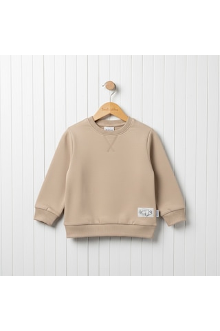 Seabubbles Basic Erkek Çocuk Sweatshirt St09634 Bej