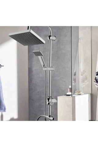 İsaoğlu Yapı Duş Seti Tepe Yağmurlama Duş Sistemi Pirinç Malzeme Banyo Duş Sistemi Diğer