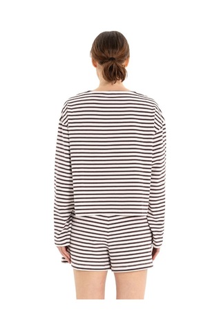 Inguz Stripe %100 Pamuk T-shirt Çizgili