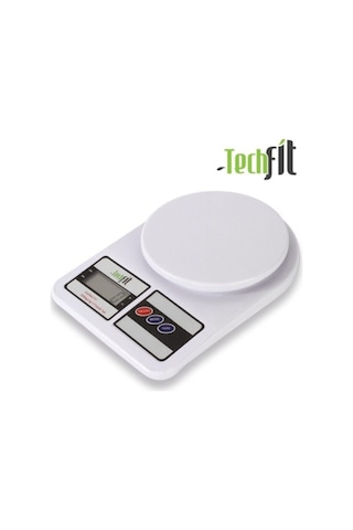 Techfit TF-1010 Dijital Mutfak Terazisi Beyaz