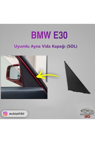 Bmw E30 Uyumlu İç Ayna Kapağı Sol Taraf