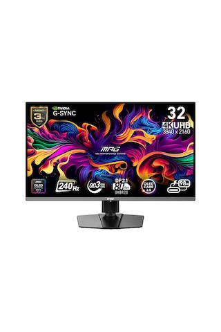 MSI MPG 322URX QD-OLED 31.5" 3840x2160 UHD 240hz 0.03 Ms (Outlet)