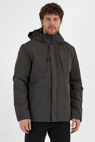 Erkek H Winter Jacket M - Antrasit Siyah