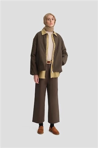 Armine Straight Pantolon Ort2720 Haki Haki