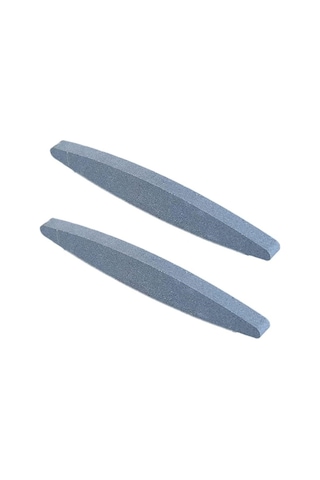 2 Adet Bileme Taşı 150 Grit Oval Bileme Taşı Bıçak Bileme Bıçak B