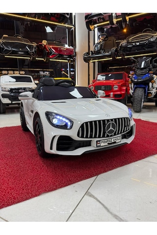 Poyraz Akülü Mercedess Yeni Gtr 12v Akülü Araba Özel Plaka 0-6yaş Beyaz Poyraz Akülü Mercedess Yeni Gtr 12v Akülü Araba Özel Plaka 0-6yaş Beyaz
