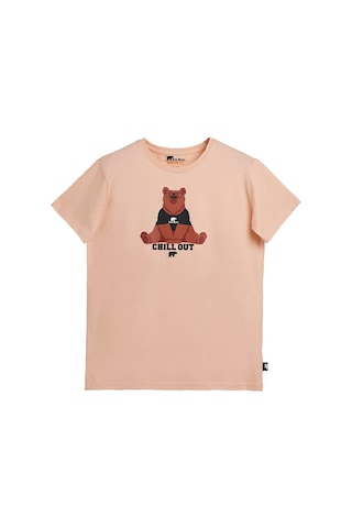 Bad Bear Caleb Pembe Baskılı Çocuk Tişört Pembe