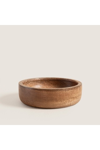 Sae Ahşap Sunum Kasesi 13x13x3.5cm Natural Naturel