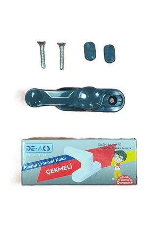 Pencere Emniyet Mandalı Kilidi Çocuk Kilidi Çekmeli Plastik Antgr