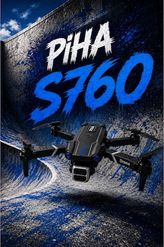 S760 Drone 2Batarya&25Dakika Uçuş 480p Kamera Taşıma Çantalı Drone