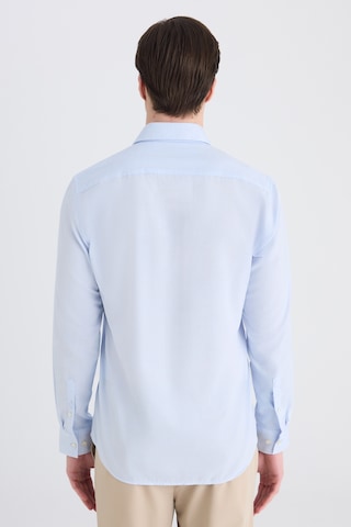 Twn Slim Fit Mavi Armürlü Gömlek 5ef02hd12282m Çok Renkli