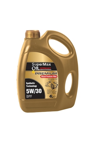 Supermax Oil Germany Premium 5W-30 DPF Sentetik Motor Yağı 4 L