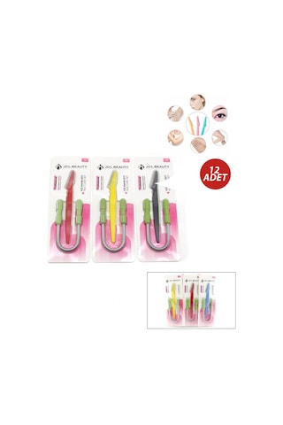 Jol Beauty Jol-040 Kaş Usturası Ve Yanak Yayı Set 2cps - 6'li Paket Diğer
