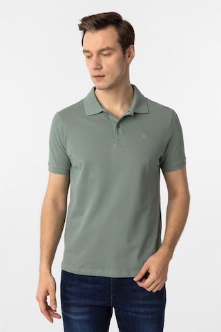 Süvari Su Yeşili Slim Fit Düz Polo Yaka Tişört