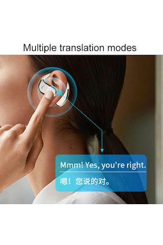 Akıllı Aı Çevirisi Kulak Üstü Bluetooth Kulaklık Cilt Rengi